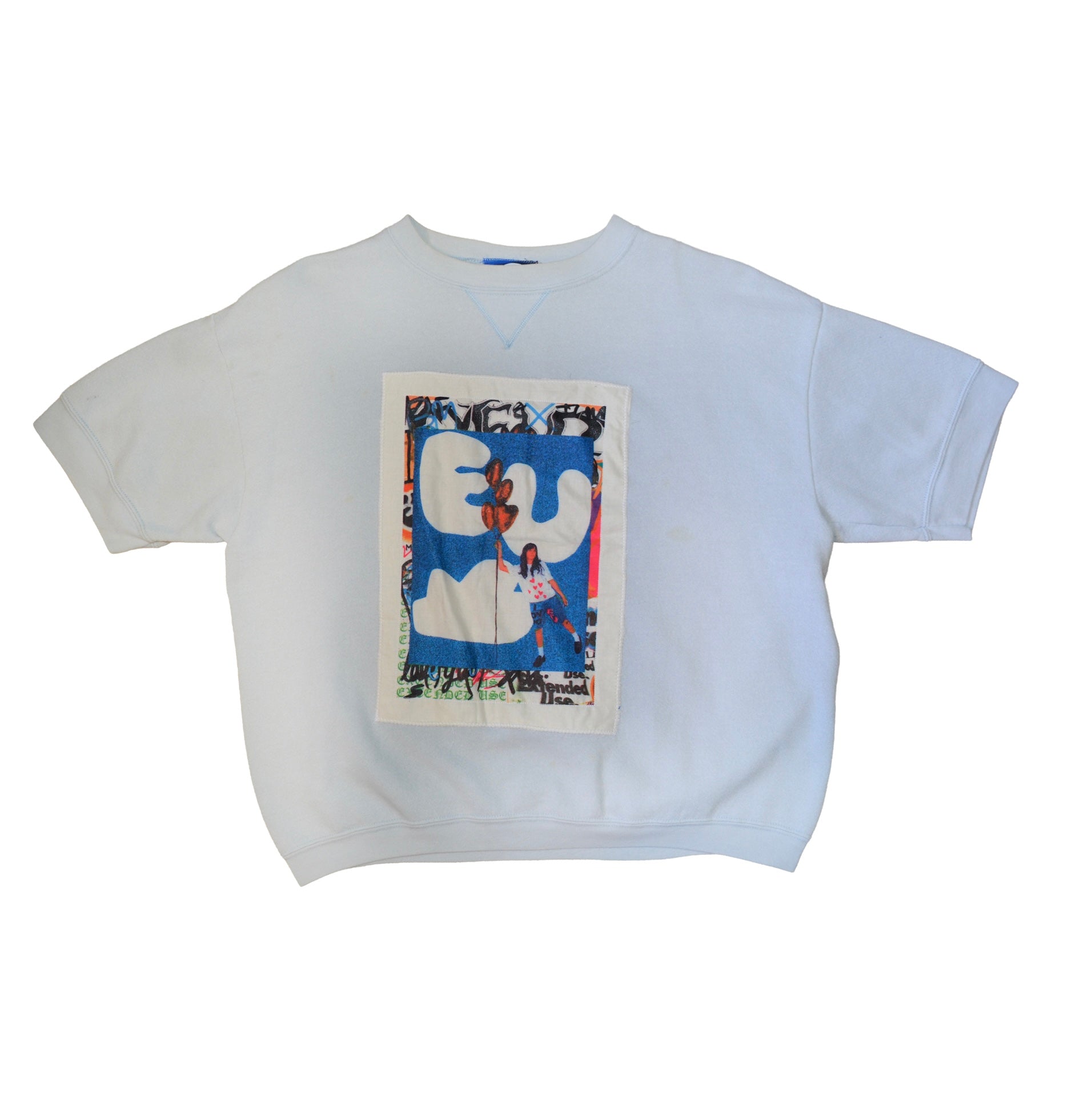 EU APPLIQUÉ T-SHIRT SWEATER